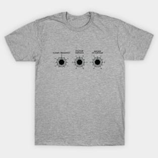 Vintage Analog Filter Controls T-Shirt